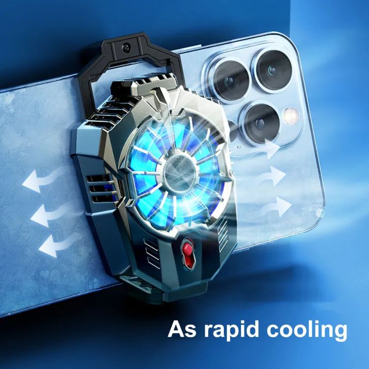 DL05 Mobile Phone Radiator Digital Display Portable Back Clip Phone Cooling Fan Cooler for Smartphone