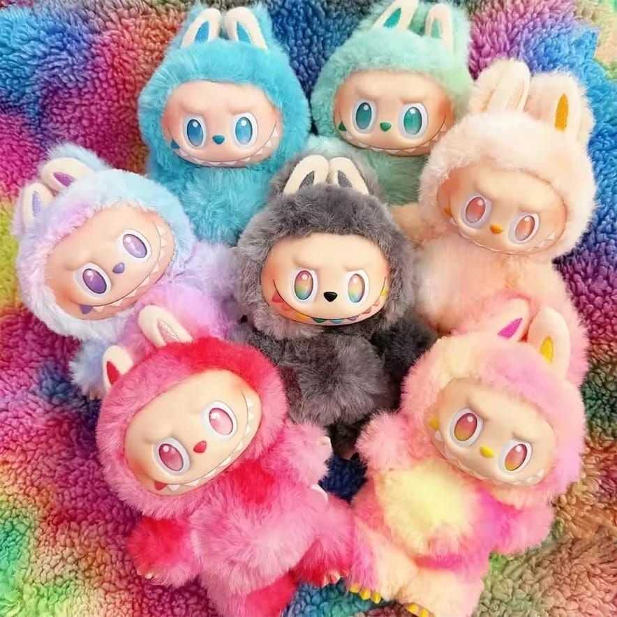 Original Labubu Doll Clothes Heartbeat Macaron Baby Pendant Clothes Enamel Face Clothes Cartoon Replacement Decor Gifts